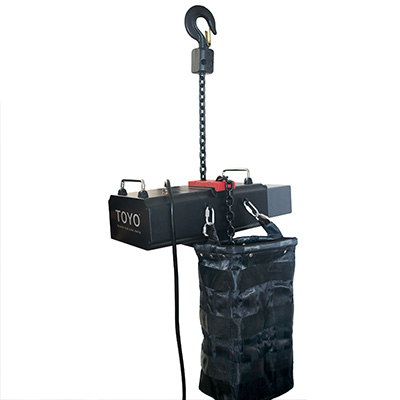Stage Hoist With Rotary Limit Switch